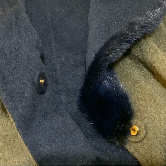 SUPREMA cashmere wool Women's Reversible Shearling Vest made in Italy - Picture 8 of 15